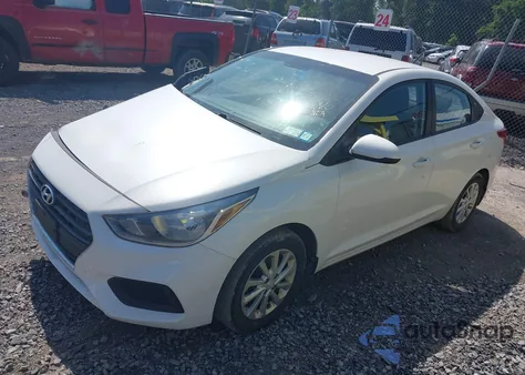 2018 Hyundai Accent Sel from USA, damaged, VIN 3KPC24A39JE024104